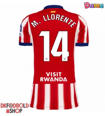 Atletico Madrid Marcos Llorente #14 Hjemmebanetrøje Dame 2026-27 Kort ærmer Atletico Madrid Marcos Llorente #14 Hjemmebanetrøje Dame 2026-27 Kort ærmer